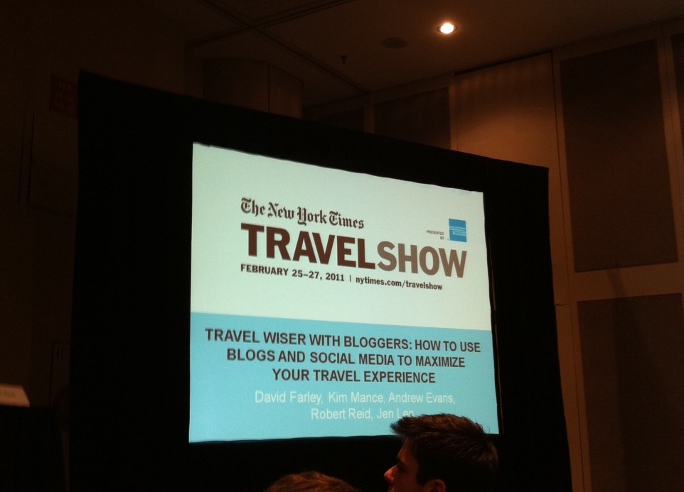 Travel Show Blogger seminar