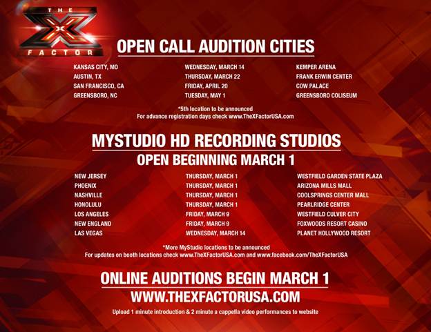 The X Factor Open call Auditions