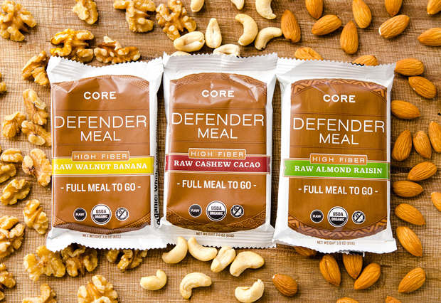 Core Foods Defender 3 pack with ingredients