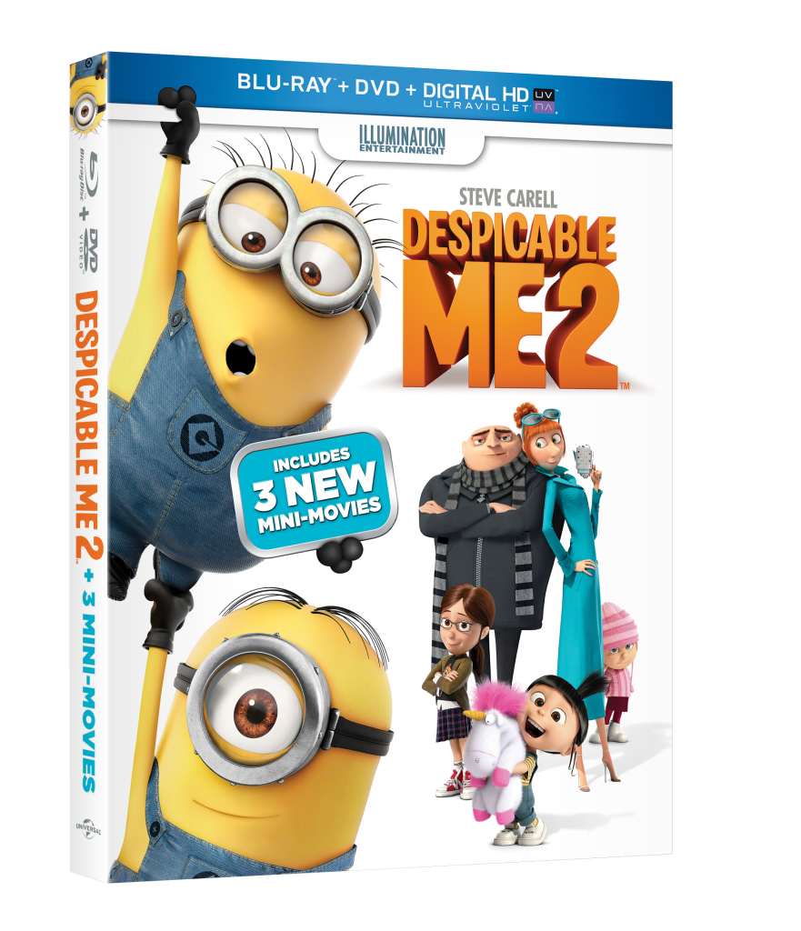Despicable Me 2 DVD cover