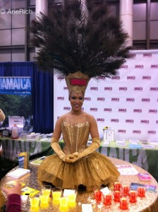Miss Jamaica at the Travel Show