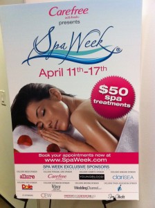 Spa Week 50 Dollar treatments