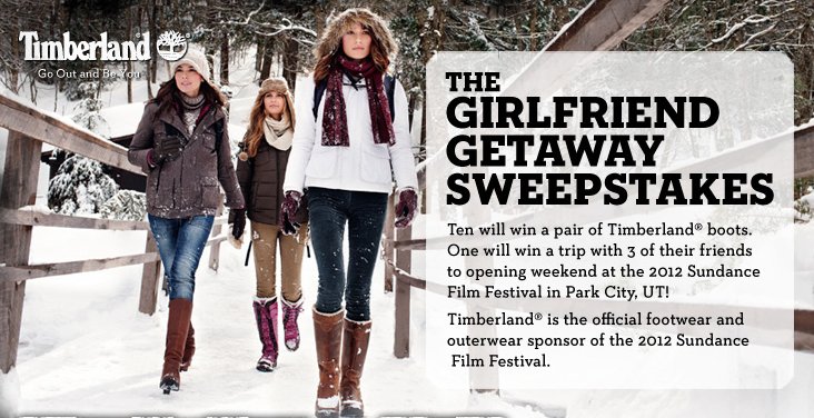 Timberland's The Girlfriend Getaway Sweepstakes