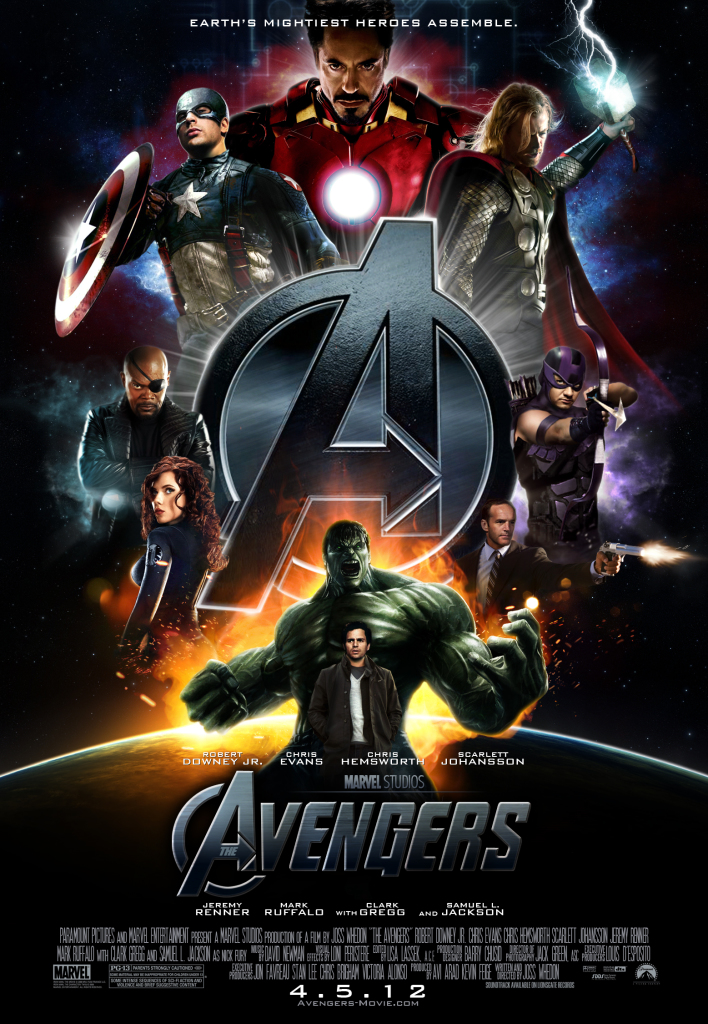 The avengers movie poster