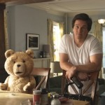 Mark Wahlberg and Ted (Seth MacFarlane)