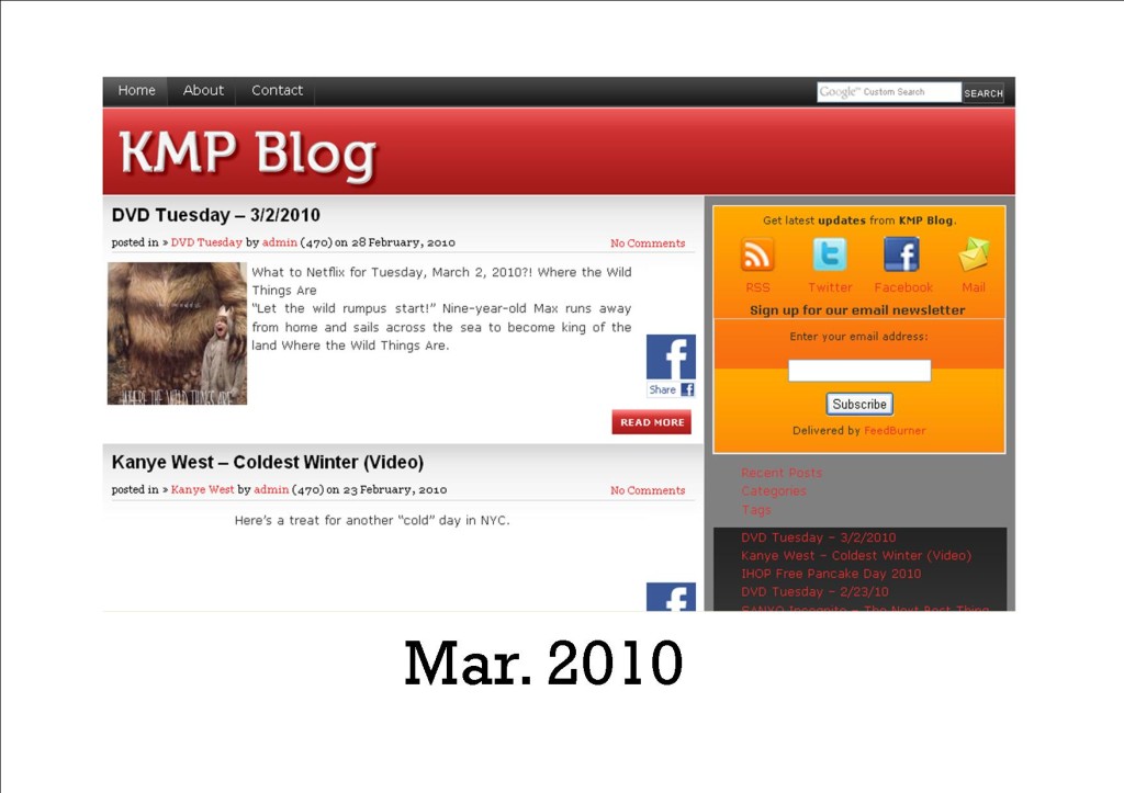 KMP March 2010