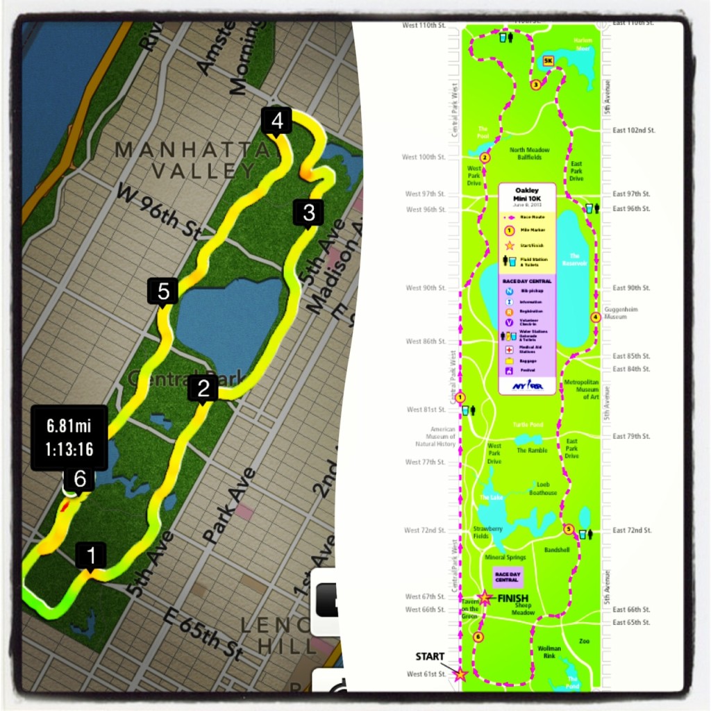Central Park Before and after