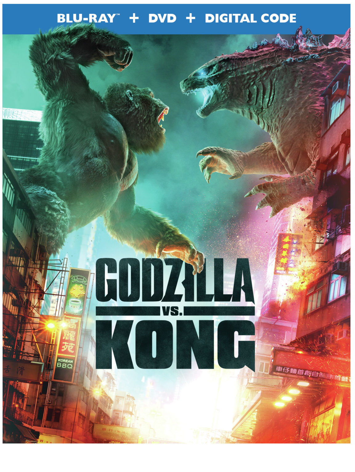 Godzilla vs Kong on Blu-ray & DVD Tuesday June 15